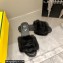 Fendi Baguette mink slides Black 2023