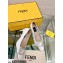 Fendi crystal logo pumps Patent White 2023
