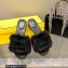 Fendi Baguette mink slides Black 2023