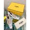Fendi crystal logo pumps Patent White 2023
