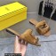 Fendi Baguette mink slides Brown 2023