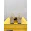 Fendi crystal logo pumps Patent Beige 2023