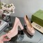 Gucci Heel 12cm Platform 3.5cm pumps with Horsebit Pink 2023