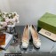 Gucci Heel 12cm Platform 3.5cm pumps with Horsebit White 2023