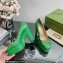 Gucci Heel 12cm Platform 3.5cm pumps with Horsebit Green 2023