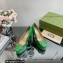 Gucci Heel 12cm Platform 3.5cm pumps with Horsebit Green 2023