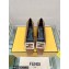 Fendi crystal logo pumps Suede Brown 2023