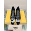 Fendi crystal logo pumps Patent Black 2023