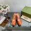 Gucci Heel 12cm Platform 3.5cm slingback pumps with Horsebit Orange 2023