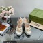 Gucci Heel 12cm Platform 3.5cm Sandals with Horsebit White 2023