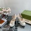 Gucci Heel 12cm Platform 3.5cm Sandals with Horsebit White 2023