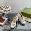 Gucci Heel 12cm Platform 3.5cm Sandals with Horsebit White 2023