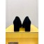 Fendi crystal logo pumps Suede Black 2023