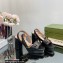 Gucci Heel Platform Sandals with Horsebit Black 2023