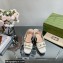 Gucci Heel Platform Sandals with Horsebit White 2023