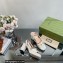 Gucci Heel Platform Sandals with Horsebit White 2023