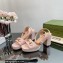 Gucci Heel Platform Sandals with Horsebit Pink 2023