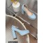 Gianvito Rossi Heel 11.5cm Platform 3.5cm Manila Pumps Leather Sky Blue 2023