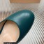 Gianvito Rossi Heel 11.5cm Platform 3.5cm Manila Pumps Leather Dark Green 2023