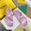 Fendi EVA Rubber Sandals Lilac 2023