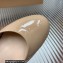 Gianvito Rossi Heel 11.5cm Platform 3.5cm Slingback Pumps Leather Patent Nude 2023