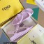Fendi EVA Rubber Sandals Lilac 2023