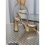 Gianvito Rossi Heel 11.5cm Platform 3.5cm Slingback Pumps Leather Metallic Gold 2023