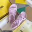 Fendi EVA Rubber Sandals Lilac 2023