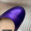 Gianvito Rossi Heel 11.5cm Platform 3.5cm Slingback Pumps Leather Metallic Purple 2023