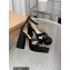 Gianvito Rossi Heel 11.5cm Platform 3.5cm Sheridan Sandals Satin Black 2023