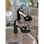 Gianvito Rossi Heel 11.5cm Platform 3.5cm Sheridan Sandals Satin Black 2023