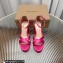 Gianvito Rossi Heel 11.5cm Platform 3.5cm Sheridan Sandals Satin Fuchsia 2023
