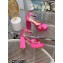 Gianvito Rossi Heel 11.5cm Platform 3.5cm Sheridan Sandals Satin Fuchsia 2023