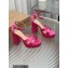 Gianvito Rossi Heel 11.5cm Platform 3.5cm Sheridan Sandals Satin Fuchsia 2023