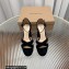 Gianvito Rossi Heel 11.5cm Platform 3.5cm Sheridan Sandals Suede Black 2023