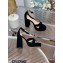 Gianvito Rossi Heel 11.5cm Platform 3.5cm Sheridan Sandals Suede Black 2023