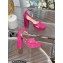 Gianvito Rossi Heel 11.5cm Platform 3.5cm Sheridan Sandals Suede Fuchsia 2023