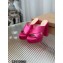 Gianvito Rossi Heel 11.5cm Platform 3.5cm Sheridan Mules Satin Fuchsia 2023