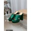 Gianvito Rossi Heel 11.5cm Platform 3.5cm Sheridan Mules Satin Green 2023