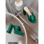 Gianvito Rossi Heel 11.5cm Platform 3.5cm Sheridan Mules Satin Green 2023