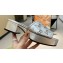 Gucci Heel 4cm Platform 2.5cm Interlocking G studs slide sandals Silver 2023