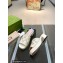 Gucci Heel 4cm Platform 2.5cm Interlocking G studs slide sandals Creamy 2023