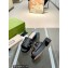 Gucci Heel 4cm Platform 2.5cm Interlocking G studs slide sandals Black 2023