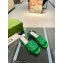 Gucci Heel 4cm Platform 2.5cm Interlocking G studs slide sandals Green 2023