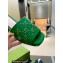 Gucci Heel 4cm Platform 2.5cm Interlocking G studs slide sandals Green 2023