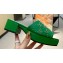 Gucci Heel 4cm Platform 2.5cm Interlocking G studs slide sandals Green 2023