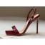 Gianvito Rossi Heel 10.5cm RIBBON STILETTO Sandals Burgundy 2023