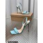 Gianvito Rossi Heel 10.5cm RIBBON STILETTO Sandals Blue 2023