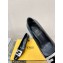 Fendi crystal logo pumps Patent Black 2023