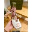 Gucci Heel 9.5cm platform Leather espadrilles sandals with ribbon tie 725834 White/Pink 2023